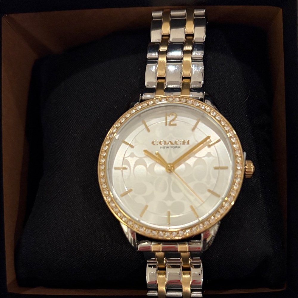 Coach Women's Two-Tone Gold and Silver Olivia Watch - 36mm